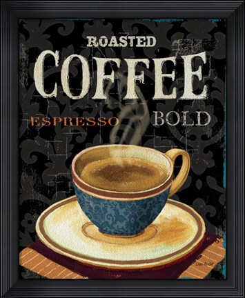 Framed Today&#39;s Coffee IV Print