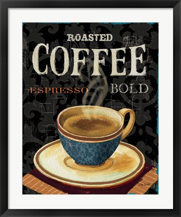 Framed Today&#39;s Coffee IV Print