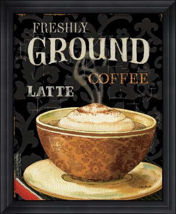 Framed Today&#39;s Coffee II Print