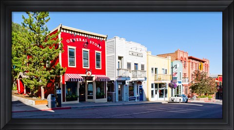 Framed General Store, Main Street, Park City, Utah Print