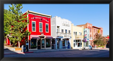 Framed General Store, Main Street, Park City, Utah Print