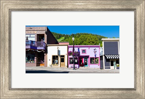 Framed Main Street, Park City, Utah Print