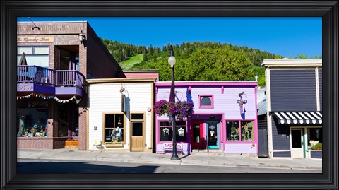 Framed Main Street, Park City, Utah Print