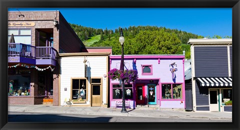 Framed Main Street, Park City, Utah Print