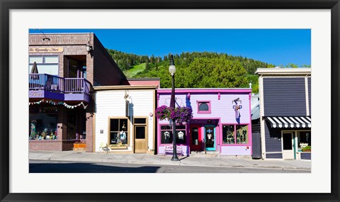 Framed Main Street, Park City, Utah Print