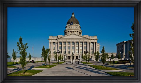 Framed Utah State Capitol Building, Salt Lake City Print