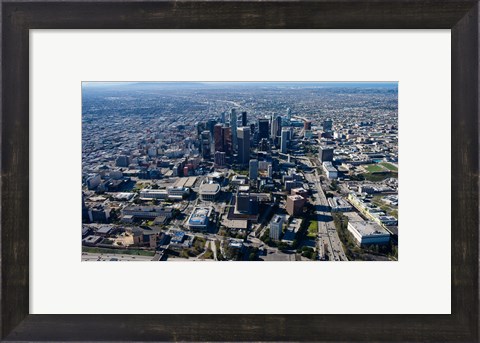 Framed Downtown Los Angeles, Los Angeles, California Print