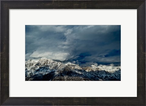 Framed Clouds over the Wasatch Mountains, Utah, USA Print