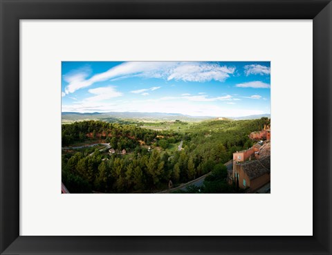 Framed Clouds over a field, Roussillon, Vaucluse, Provence-Alpes-Cote d&#39;Azur, France Print