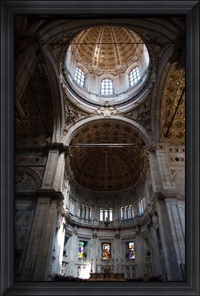 Framed Interiors of Como Cathedral, Como, Lombardy, Italy Print