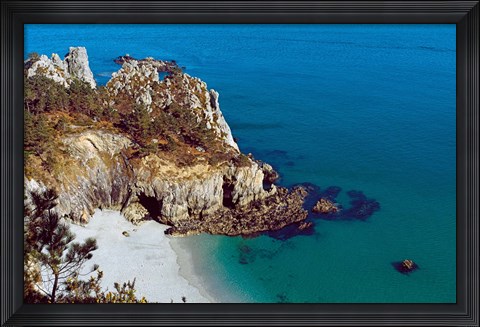 Framed Crozon, Finistere, Brittany, France Print