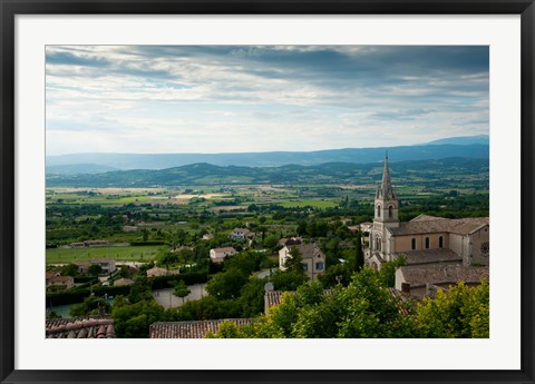 Framed Bonnieux, Vaucluse, Provence-Alpes-Cote d&#39;Azur, France Print