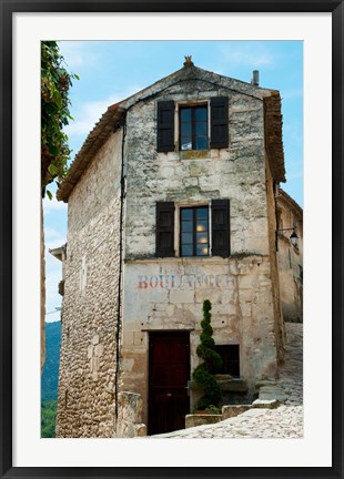 Framed Former bakery, Lacoste, Vaucluse, Provence-Alpes-Cote d&#39;Azur, France Print