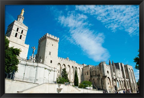 Framed Cathedrale Notre-Dame des Doms d&#39;Avignon, Palais des Papes, Avignon, Vaucluse, Provence-Alpes-Cote d&#39;Azur, France Print