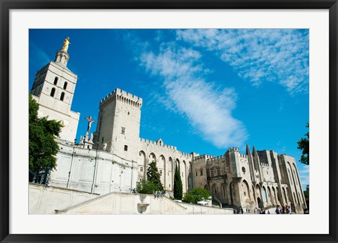 Framed Cathedrale Notre-Dame des Doms d&#39;Avignon, Palais des Papes, Avignon, Vaucluse, Provence-Alpes-Cote d&#39;Azur, France Print