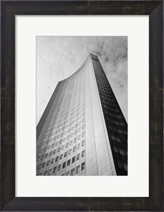 Framed Low angle view of a building, City-Hochhaus, Leipzig, Saxony, Germany Print