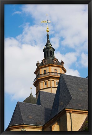 Framed Low angle view of a church, Nikolaikirche, Leipzig, Saxony, Germany Print