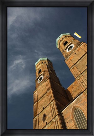 Framed Low angle view of a church, Munich Cathedral, Munich, Bavaria, Germany Print