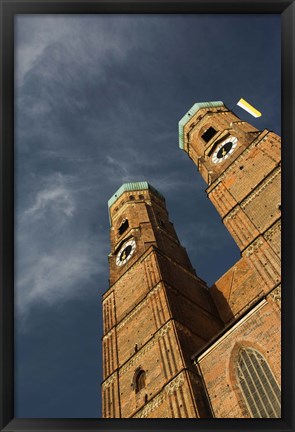 Framed Low angle view of a church, Munich Cathedral, Munich, Bavaria, Germany Print