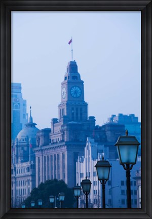 Framed Buildings in Shanghai, China Print