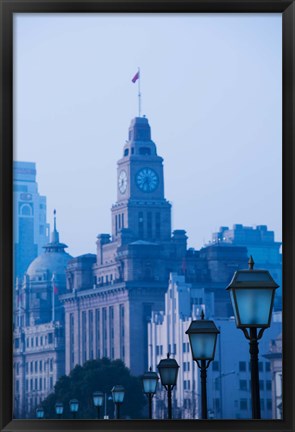 Framed Buildings in Shanghai, China Print