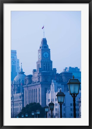 Framed Buildings in Shanghai, China Print