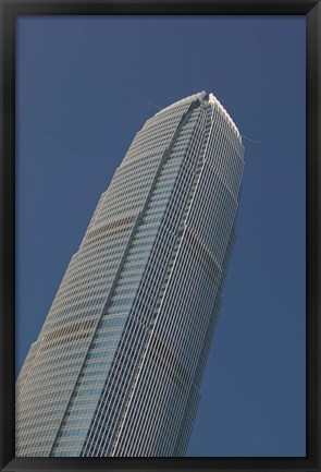 Framed Two International Finance Centre, Central District, Hong Kong Island, Hong Kong Print