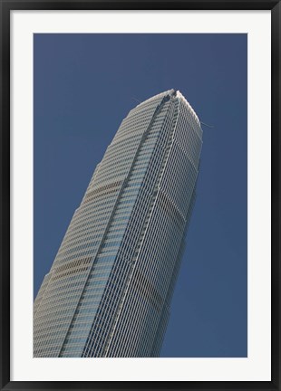 Framed Two International Finance Centre, Central District, Hong Kong Island, Hong Kong Print