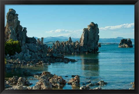Framed Close up of Tufa formations, Mono Lake, California Print