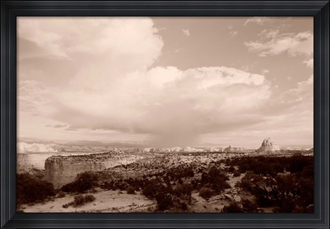 Framed Capitol Reef National Park, Utah (sepia) Print