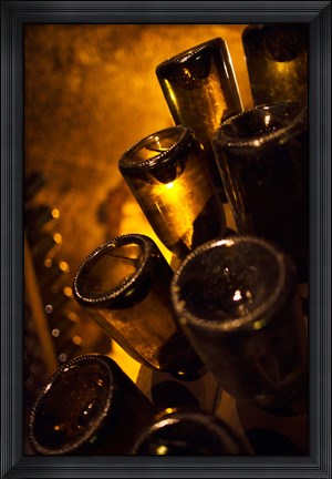 Framed Moet and Chandon champagne winery champagne cellars, Epernay, Marne, Champagne-Ardenne, France Print