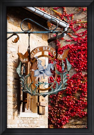 Framed Low angle view of a building, Brancion, Maconnais, Saone-et-Loire, Burgundy, France Print