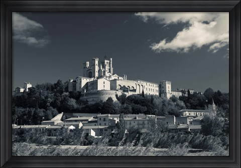 Framed Cathedrale Saint-Nazaire, Beziers, Herault, Languedoc-Roussillon, France Print