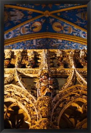 Framed Interior Detail, Cathedrale Sainte-Cecile, Albi, Tarn, Midi-Pyrenees, France Print