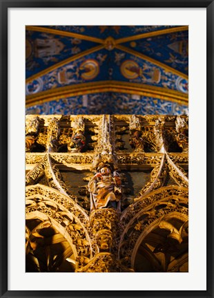 Framed Interior Detail, Cathedrale Sainte-Cecile, Albi, Tarn, Midi-Pyrenees, France Print