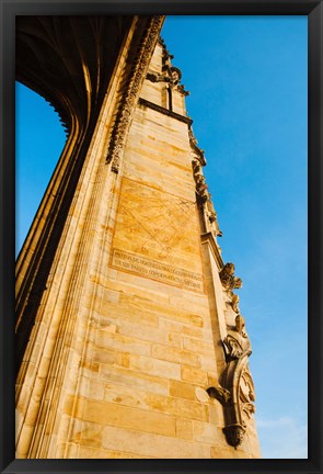 Framed Low angle view of Cathedrale Sainte-Cecile, Albi, Tarn, Midi-Pyrenees, France Print