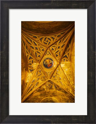 Framed Interiors of Cathedrale Saint-Etienne, Toulouse, Haute-Garonne, Midi-Pyrenees, France Print