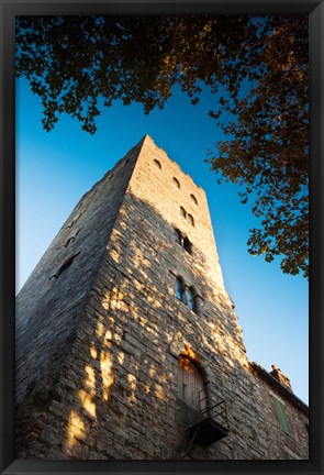 Framed Pope John XXII tower at Cahors, Lot, Midi-Pyrenees, France Print