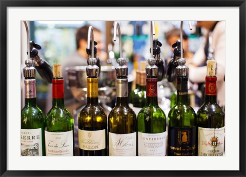 Framed Wine tasting, Saint-Emilion, Gironde, Aquitaine, France Print