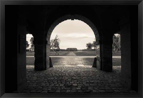 Framed Fort Medoc, Haute-Medoc Area, Gironde, Aquitaine, France Print