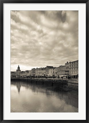 Framed Buildings at the Waterfront, Old Port, La Rochelle, Charente-Maritime, Poitou-Charentes, France Print