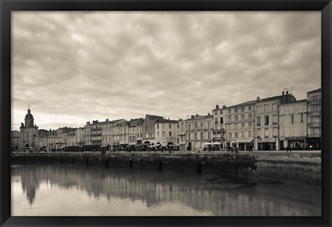 Framed Old Port, La Rochelle, Charente-Maritime, Poitou-Charentes, France Print