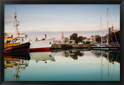 Framed Boats at Maritime Museum, La Rochelle, Charente-Maritime, Poitou-Charentes, France Print