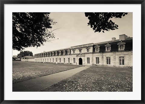 Framed Facade of the rope making factory of the French Navy, Corderie Royale, Rochefort, Charente-Maritime, Poitou-Charentes, France Print