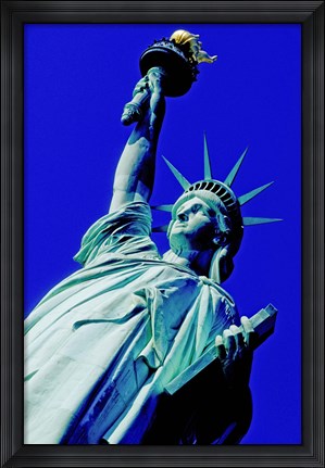 Framed Statue Of Liberty, New York City Print