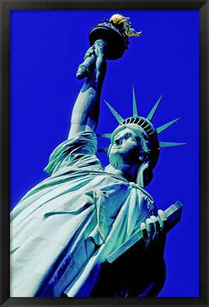 Framed Statue Of Liberty, New York City Print