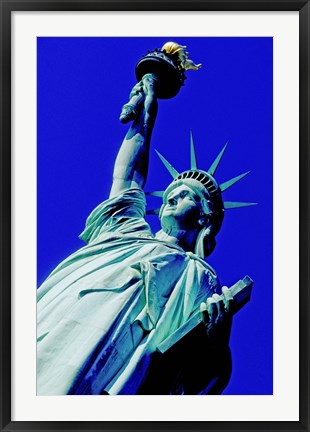 Framed Statue Of Liberty, New York City Print