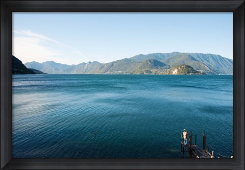 Framed Lake Como, Varenna, Lombardy, Italy Print