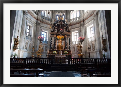 Framed Interiors of the Como Cathedral, Como, Lombardy, Italy Print