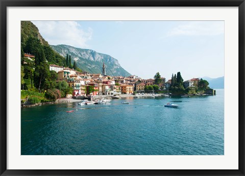 Framed Varenna, Lake Como, Lombardy, Italy Print